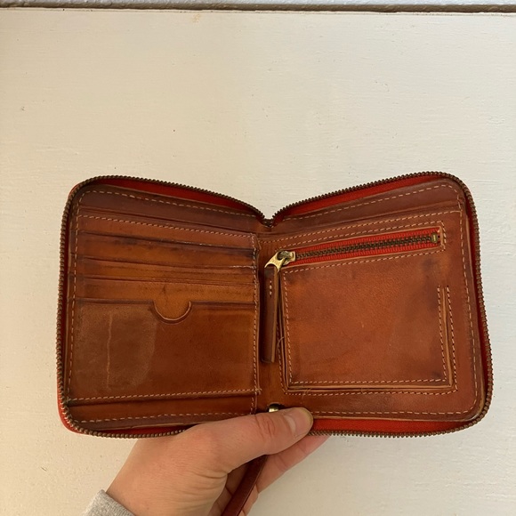 ACNE Studios Leather Zipper Wallet - Picture 7 of 11
